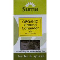 suma organic ground coriander 40g