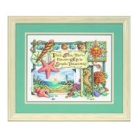 sunset counted cross stitch kit simple treasures