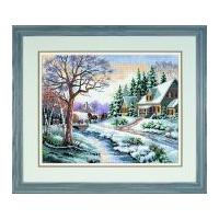 Sunset Counted Cross Stitch Kit Winter Outing