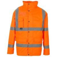 supertouch large high visibility breathable jacket with 2 band 