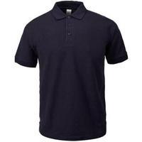 supertouch large polo shirt classic polycotton black 56ca3