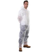 SuperTouch XXXXlarge Coverall Non-Woven PP Disposable with Zip Front