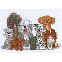 suzys zoo dogs of duckport counted cross stitch kit 15x10 14 count 230 ...