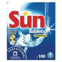 Sun Professional Dishwashing Tablets Pack of 100 HG756