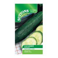 Suttons Cucumber Seeds Marketmore Mix