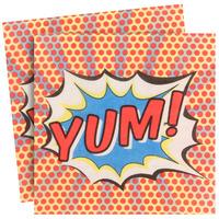 Superhero Pop Art Party Napkins