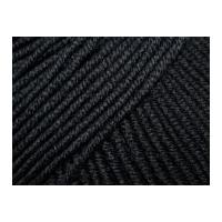 Sublime Extra Fine Merino Worsted Knitting Yarn Aran 013 Jet Black