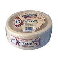 Super Rigid 7 Inch Biodegradable Plate Pack of 50 3865