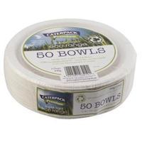 Super Rigid 7 Inch 12oz Biodegradable Bowls Pack of 50 3866