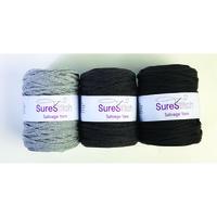 SureStitch Salvage Yarn. Greys. Pack of 3