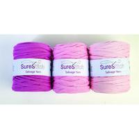 SureStitch Salvage Yarn. Pinks. Pack of 3