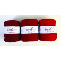 SureStitch Salvage Yarn. Reds. Pack of 3