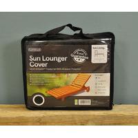 Sun Lounger Cover (Premium) in Black by Gardman