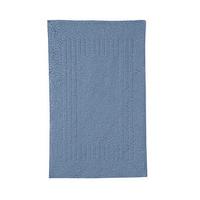 Supreme Turkish Cotton Bath Mat (1 + 1 FREE), Cobalt, Cotton