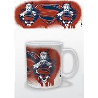 Superman Man Of Steel 1-piece Ceramic Mug, Red/ White/ Blue