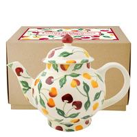 summer cherries 4 mug teapot boxed