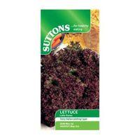 Suttons Lettuce Seeds Lollo Rossa Mix