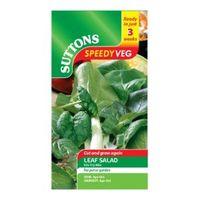 Suttons Speedy Veg Leaf Salad Seeds Stir Fry Mix