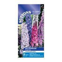 Suttons Delphinium Seeds Delight Mix