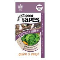 suttons seed tapes lettuce seed tape webbs wonderful mix