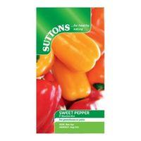Suttons Pepper Sweet Seeds F1 Blockie Mix