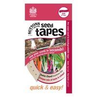Suttons Seed Tapes Chard Seed Tape Rainbow Mix