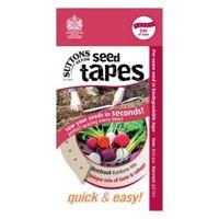 suttons seed tapes beetroot seed tape rainbow mix