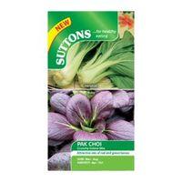 Suttons Pak Choi Seeds Crunchy Colour Mix