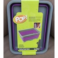 summit pop up folding wash basin easy to clean store new with tags