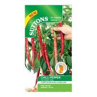 Suttons Pepper Chilli Seeds Joe\'s Super Long Mix