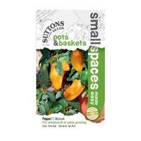 suttons small space pepper seeds f1 mohawk mix