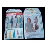 summer dress top patterns new look 6902 burda 8683