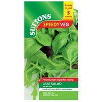 Suttons Speedy Veg Leaf Salad Seeds Italian Mix