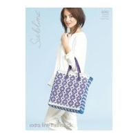 Sublime Ladies Bag Extra Fine Merino Knitting Pattern 6092 DK