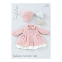 sublime baby coat bonnet cashmere silk merino knitting pattern 6099 4  ...