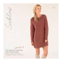 sublime knitting pattern book the second luxurious tweed hand knit boo ...
