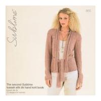 sublime knitting pattern book the second tussah silk hand knit book 66 ...