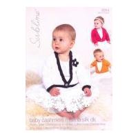 Sublime Baby Cardigans Cashmere Merino Silk Knitting Pattern 6054 DK