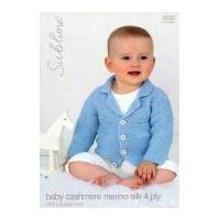 sublime baby coat cashmere silk merino knitting pattern 6025 4 ply