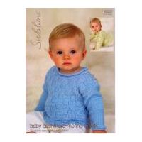 Sublime Baby Sweaters Cashmere Merino Silk Knitting Pattern 6023 DK