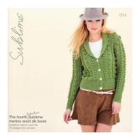 Sublime Knitting Pattern Book The Fourth Fabulous Merino Wool Book 654 DK