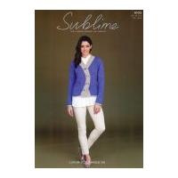 Sublime Ladies Jacket Luxurious Tweed Knitting Pattern 6105 DK