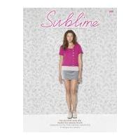 sublime knitting pattern book the second extra fine merino worsted des ...