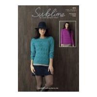 sublime ladies sweaters superfine alpaca knitting pattern 6113 dk