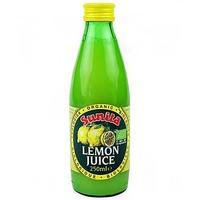 sunita organic lemon juice 250ml