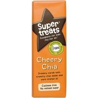 Supertreats Cheery Chia Carob Bar with Orange & Chia Seeds (40g)