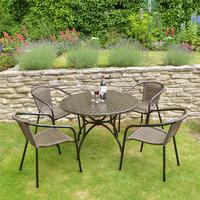 Summer Terrace Fleuretta 4 Seater Patio Set