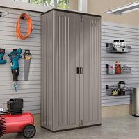 suncast mega tall garage cabinet