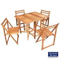 summer terrace oslo hideaway dining set