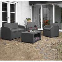 Suntime Modena Lounge Set with Shelf